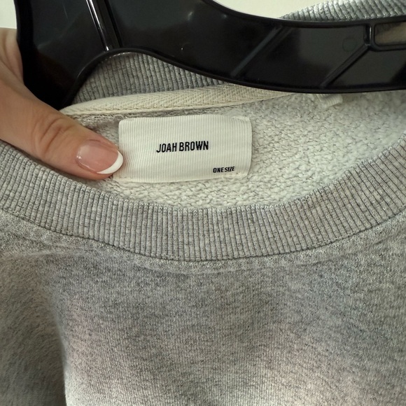 Joah Brown Crop Sweater - Picture 2 of 3